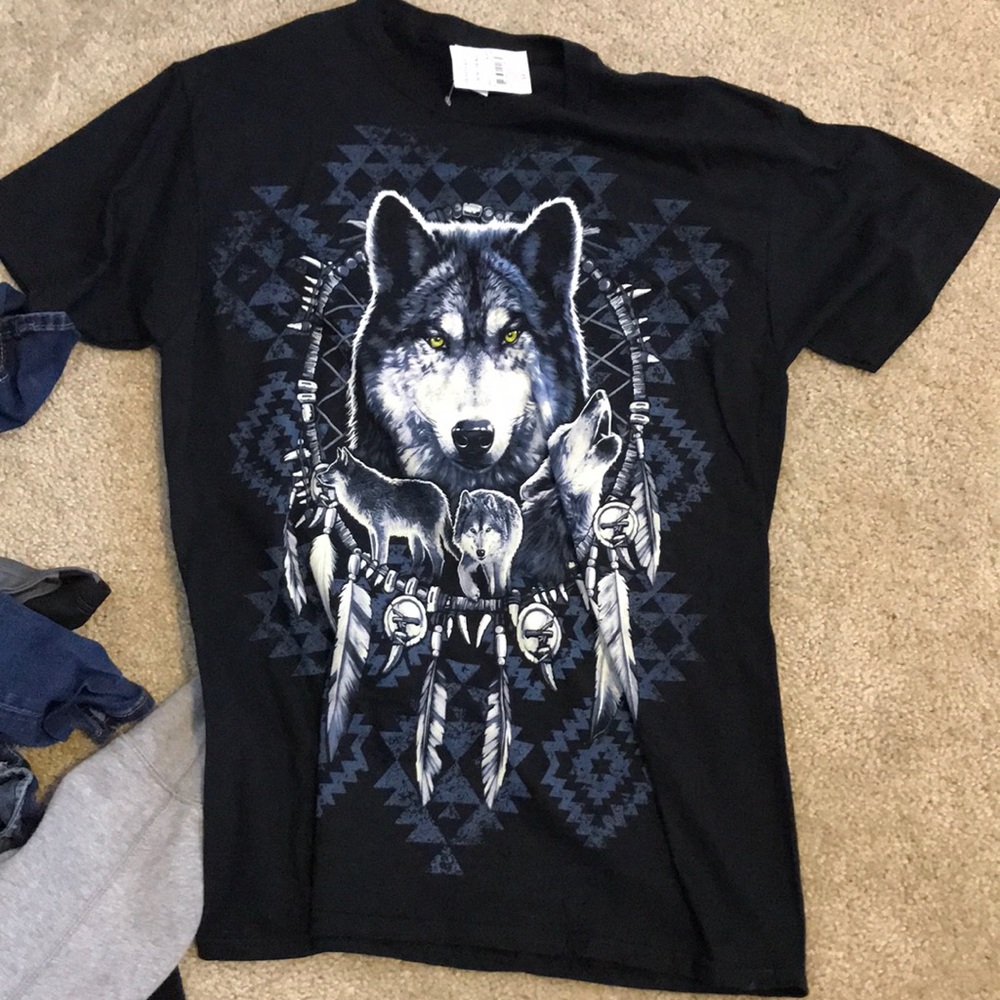 Black Wolf Shirt